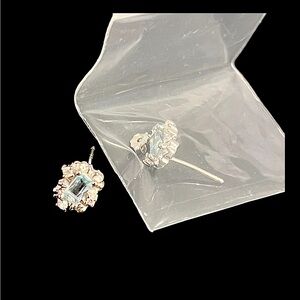 Fine solid Silver Zircon Flash Diamond - “Dusky Night”